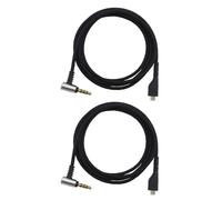 2X CâBle Audio de Remplacement de 3,5 mm pour la Série en Acier Arctis 3, Arctis Pro Sans Fil, Arctis 5, Arctis 7