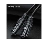 2X Câble Audio XLR Câble pour Sonore pour Microphone Karaoké Câble XLR Mâle à Femelle Câble D'Extension XLR Câble Mikrofon 1 Mètre