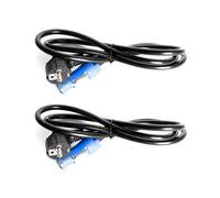 2X Câble D'Alimentation pour Éclairage de Scène Powercon Plug 1,5 M, Cordon D'Éclairage LED DMX512 à 3 Conducteurs, Cordon D'Alimentation pour