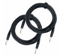 2x Cable Jack Connecteur Amplificateur Enceinte Audio Mono 6.35mm (1/4'') 5 m