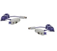 2x Câble Link Pour Liaison Nintendo Gamecube (Ngc) À Gba (Gamboy Advance) - Compatible Pokémon