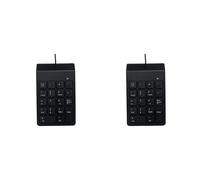 2X Câble USB Clavier Numérique Filaire Numéro 18 Touches Câble USB pour Ordinateur Portable Depuis la Maison