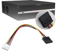 2X Câbles Adaptateurs D'Alimentation Disque Dur 4 Broches Vers Sata Femelle Compatible Avec Hikvision L'Enregistreur Vidéo (20 Cm)[Z2491]