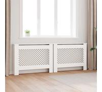2x Cache-radiateurs 112x19x81,5 cm MDF Housse Salon Maison Intérieur vidaXL