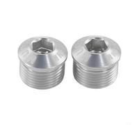 2x Caches Pédales Vélo M14xP1.0 Alliage Aluminium