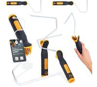 2x Cadre Professionnel Pour Rouleau De Peinture 6 mm x 150 mm Manche Ergonomique Acier Haute Durabilité Polyvalent Peintres Utilisation Facile Idéal Projets Maison