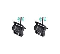 2X Caméra de Recul WiFi pour Voiture, Camion, Camping-Car, Remorque, CCTV Sans Fil pour IOS et Android