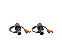 2X Caméra Panoramique Fish-Eye 1,7 mm Grand Angle AHD 1080P PAL 2MP CCTV Visionneuse de Porte Réglable pour la Sécurité de la Maison