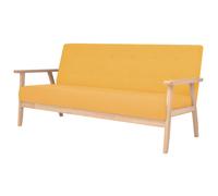 2x Canapé Tissu Bleu Canapé de Salon Mobilier de Salon Sofa Meubles vidaXL