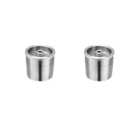 2X Capsule de Café Rechargeable Réutilisable Capsule de Café En Acier Inoxydable Filtre à Café Concentré pour Machine à Café ILLY