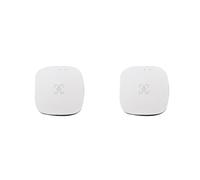 2X Capteur de PréSence Humaine Tuya ZigBee MmWave avec DéTection de à Micro-Ondes de Luminance Capteur de Mouvement PIR Montage Mural