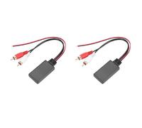 2X Car Adaptateur Universel De Musique De Module Sans Fil Rca Aux Audio Cable