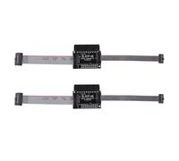 2X Carte Adaptateur pour Convertisseur D'Interface JTAG 20P 2,54 mm Vers 10P 2,0 mm 1,27 mm SWD J6PC