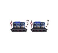 2X Carte Amplificateur Audio 5.0 2.1 Canaux 2X25W + 50W Subwoofer Kit de Carte Amplificateur avec Câble Femelle + AUX