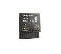 2X Carte de Module de Sécurité de Cryptage Tpm 2.0 Télécommande TPM2.0 LPC Carte Mère 18 Broches pour ASROCK pour Windows 11