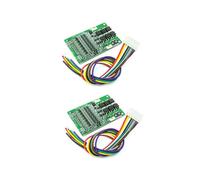 2X Carte de Protection de Batterie Balance 29.4V BMS 7S 20A Lithium 18650 Carte de Protection