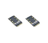 2X Carte de Test de Carte D'Extension de Convertisseur de Disque SSD D'Adaptateur PCIE/MSATA pour Carte Wifi PCI Express MSATA SSD
