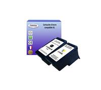 2x Cartouches compatibles avec Canon Pixma TS3151, TS3152, TS3300, TS3350 remplace Canon PG545XL, CL546XL (Noire+Couleur) -