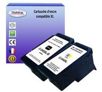 2x Cartouches compatibles avec Canon Pixma TS3351, TS3352, TS3355, TS3400 remplace Canon PG545XL, CL546XL (Noire+Couleur) - T3AZUR G