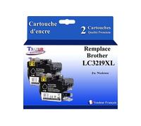 - 2x Cartouches d'encre compatibles avec Brother MFC-J5330DW, MFC-J5330DW XL remplace Brother LC3217, LC3219 XL - Noire