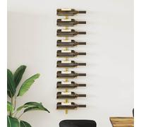 2x Casiers à Bouteilles Muraux pour 20 Bouteilles Métal Etagère à Vin vidaXL