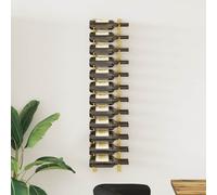 2x Casiers à Vin Muraux pour 36 Bouteilles Blanc Fer Etagères Stockage vidaXL