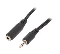 2X CCA-423 Câble Jack 35mm Femelle 3pinJack 35mm 3pin Mâle 15m GEMBIRD