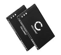 2X CELLONIC Batterie Compatible avec Nokia X3, 6300, 5310, 7210 Supernova, 7210s, 7310 Supernova, 6700 Slide, 6700s, 6600 Fold, BL-4CT - 3.7V - 820mAh