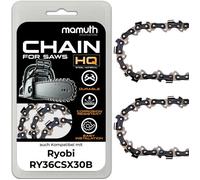 2x chaîne de tronçonneuse 30cm 1,1mm 3/8"" 45 TG pour Ryobi RY36CSX30B