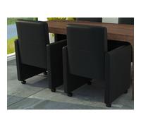 2x Chaise de Salle à Manger Cuir Artificiel Fauteuil Dîner Cuisine vidaXL