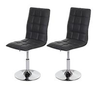 2x Chaise De Salle À Manger Hwc-C41, Fauteuil, Similicuir Gris Gris