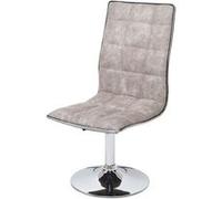 2x Chaise De Salle À Manger Hwc-C41, Fauteuil, Tissu Vintage Gris Silex Gris