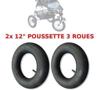 2x Chambre à air poussette 12 1/2 pouces compatible avec HIGH TREK roue rayon 1ère génération