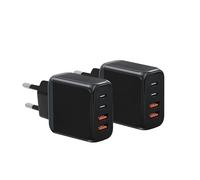 2X Chargeur USB C Rapide, 40W 4-Porte Prise USBC, Charge USB-C Type C Rapide Prises Multiples Secteur Adaptateur pour lPhone 16 15 14 13 Pro Max lPad S amsung S22 S23 S24 Plug USBC Multi Fast Charger