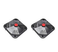 Chauffage solaire pour piscine - Vidaxl - Lot de 2 - 735 W - Noir