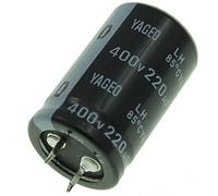 2x Chimique Condensateur 220µF 400V 85°C ; LH400M02220BPF-2540 ; 220uF