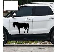 2x China s National Treasure Wildlife E przewalskii Classic Horse Silhouette Art Car Sticker Door