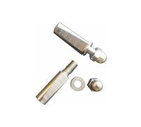 2x clavette pédalier vélo 9mm acier avec écrou borgne vintage