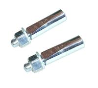 2x Clavette Pedalier Velo Diametre 9mm Longueur 40mm Mobylette Vintage Manivelle Solex Motobecane Multicolore