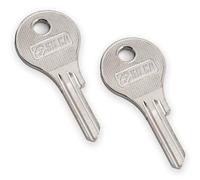 2x e rechange pour serrure d'attelage Brink Thule - au code 1D52 | Jeu de clés de rechange taillées à votre code 1D01-1D57, 1001-1057 ou 1D501-1D560. Aussi pour boîte aux lettres et meuble