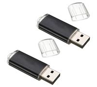 2X Clé USB Flash Pen Drive U Disk pour PS3 PC TV Couleur : Noir Capacité : 1 Go
