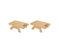 2X Clip de Canapé sur Table D'Appoint pour Bras de CanapéS Larges, Plateau de Canapé Pliable avec Support de TéLéPhone Rotatif à 360 pour