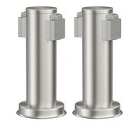2x colonne de prises de courant de jardin PORU pour l'extérieur IP44 2x acier