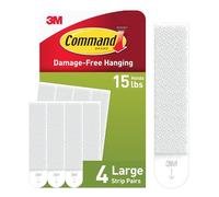 2x Command Large Picture Hanging Strips, 17206 (Each Pack contains 4 Sets) by Command