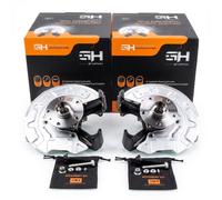 2x Compléter D+G Fusée de direction pour Audi A3 (8V) /80 MM, DISQUES 276X24MM/