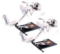 2x Moyeu Support Broche D+G pour Audi A4, A4 ALLROAD [16.5MM, COBAPRESS]