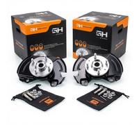 2x Compléter D+G Fusée de direction pour Hyundai GETZ (TB) 2002-10 -sans ABS-