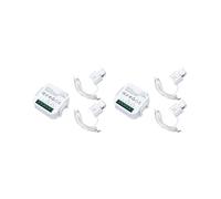 2X Compteur D'ÉNergie Tuya Life ZigBee Bidirectionnel 2 Canaux avec Pince CT App Moniteur ÉNergie Solaire, 80A, 110V 240VAC