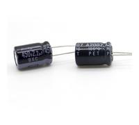2x Condensateur Chimique 2.2uf 450V 8x11.5mm P:3.5mm Rubycon 356con696