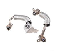 2x Conduite Liquide Refroidissement Turbo pour bmw Argent 2x
